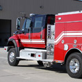 Rear and side view of Toyne Wildland Urban Interface truck.